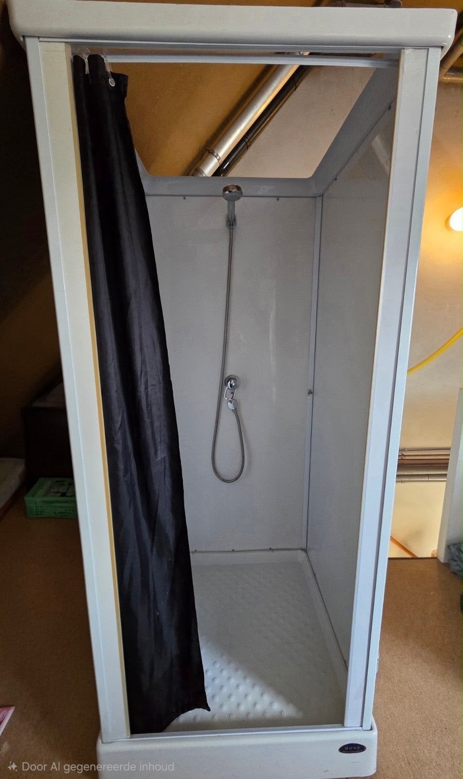Douchecabine nooddouche volledig inclusief pomp + toebehoren, Doe-het-zelf en Verbouw, Sanitair, Ophalen, Zo goed als nieuw, Douche