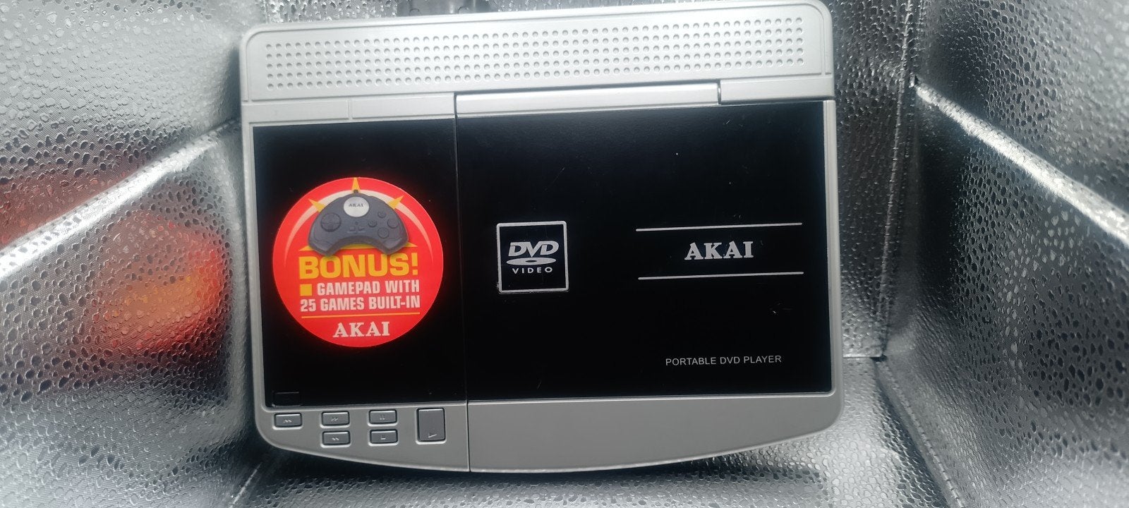 Akai auto DVD set met 2 schermen en joystick, Ophalen of Verzenden, Zo goed als nieuw, Overige typen