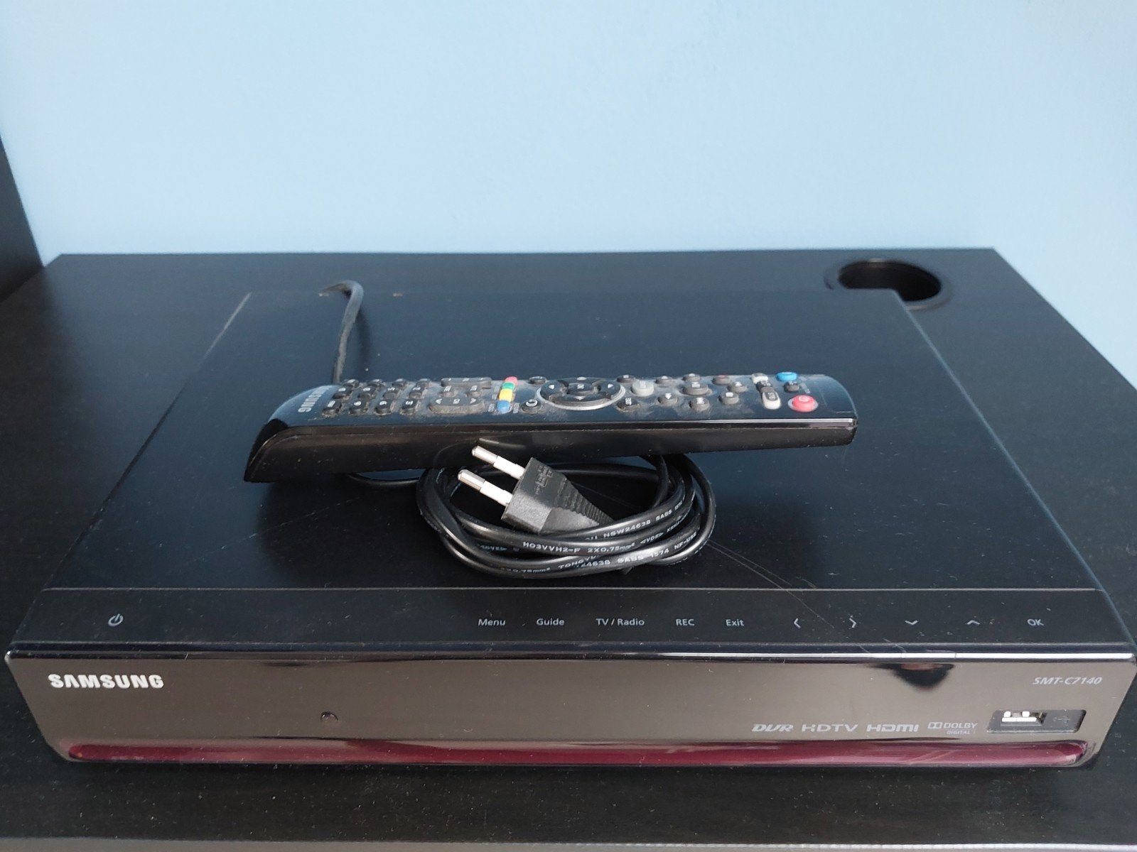 Samsung SMT-C7140 HDTV DVR met afstandsbediening, Ophalen of Verzenden, Gebruikt, Harddiskrecorder