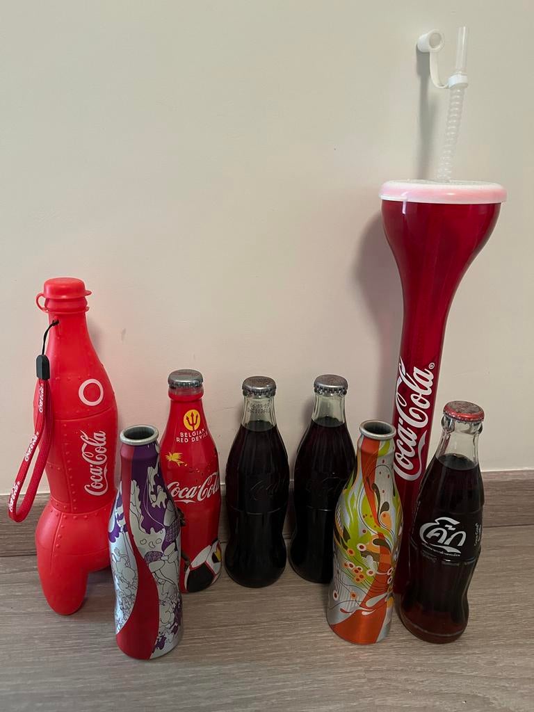 Coca-Cola Speciale Flesjes: Aluminium, Glas & Plastic, Verzamelen, Merken en Reclamevoorwerpen, Ophalen of Verzenden, Zo goed als nieuw
