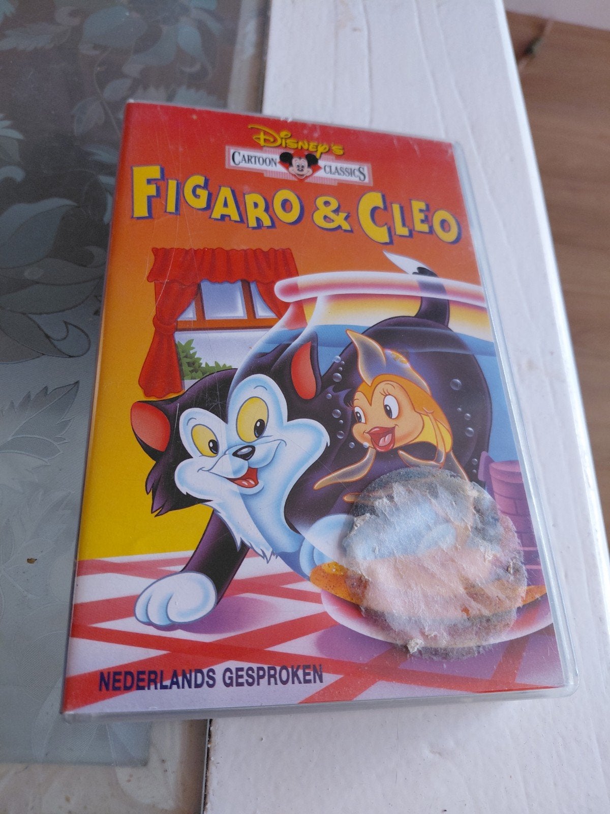 Disney Cartoon Classics Figaro & Cleo videoband., Cd's en Dvd's, VHS | Kinderen en Jeugd, Gebruikt, Tekenfilm, Alle leeftijden
