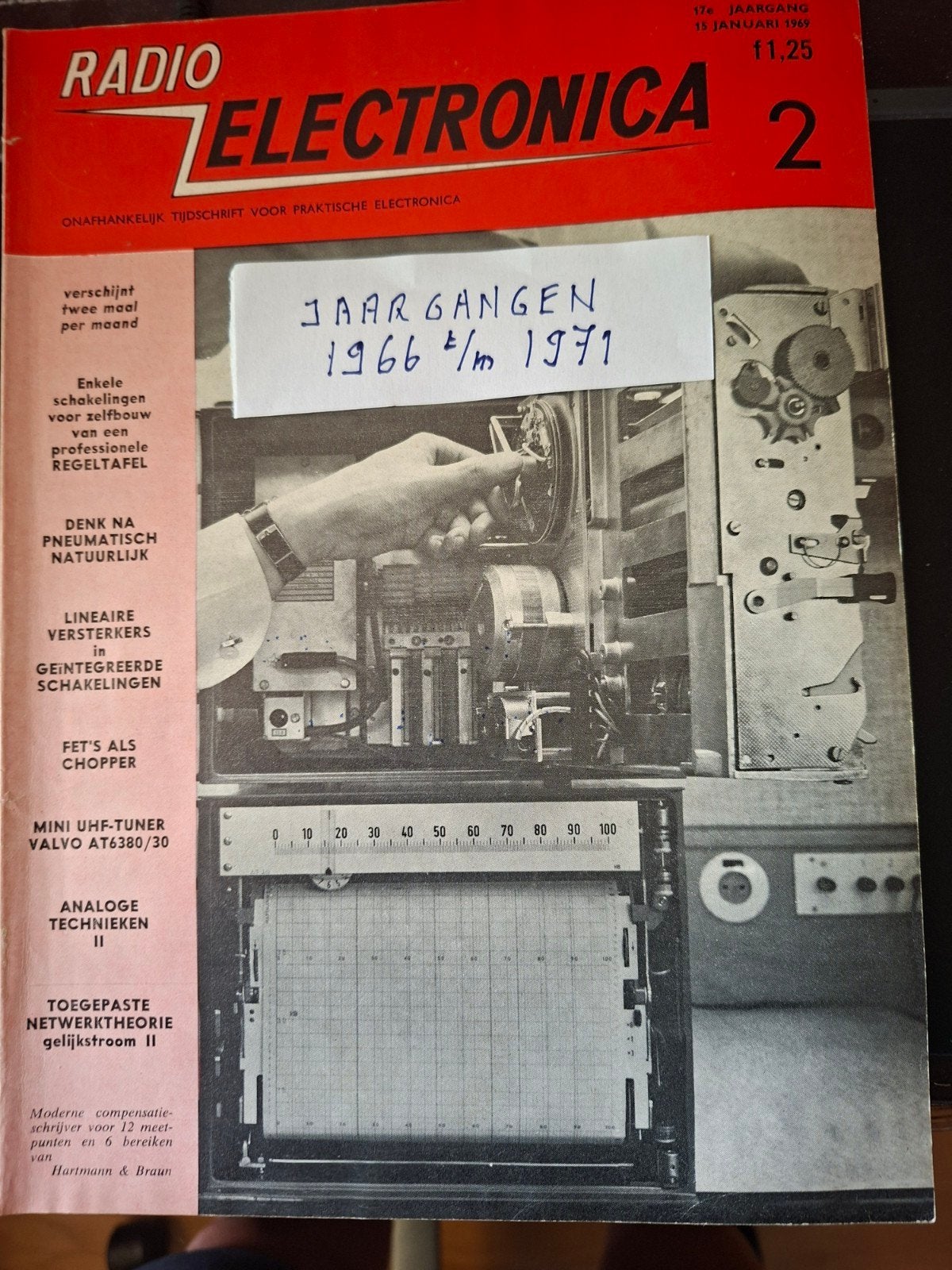 Radio Electronica Jaargangen 1966 t/m 1971, Ophalen of Verzenden, Gelezen, Overige typen
