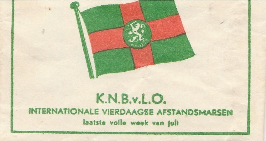 KNBvLO internationale vierdaagse afstandsmarsen - Nijmegen, Ophalen of Verzenden