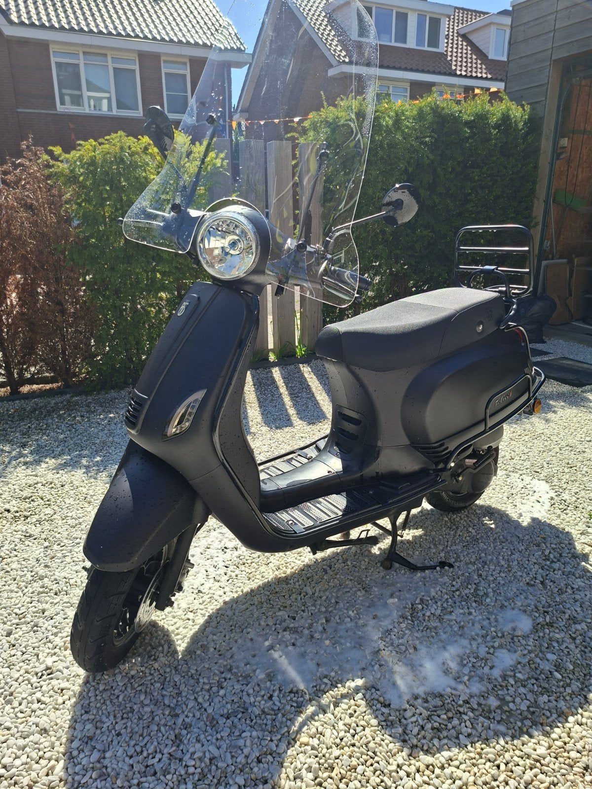 BTC Riva / Felice scooter - Mat zwart, Zo goed als nieuw, Benzine, Ophalen, Overige merken
