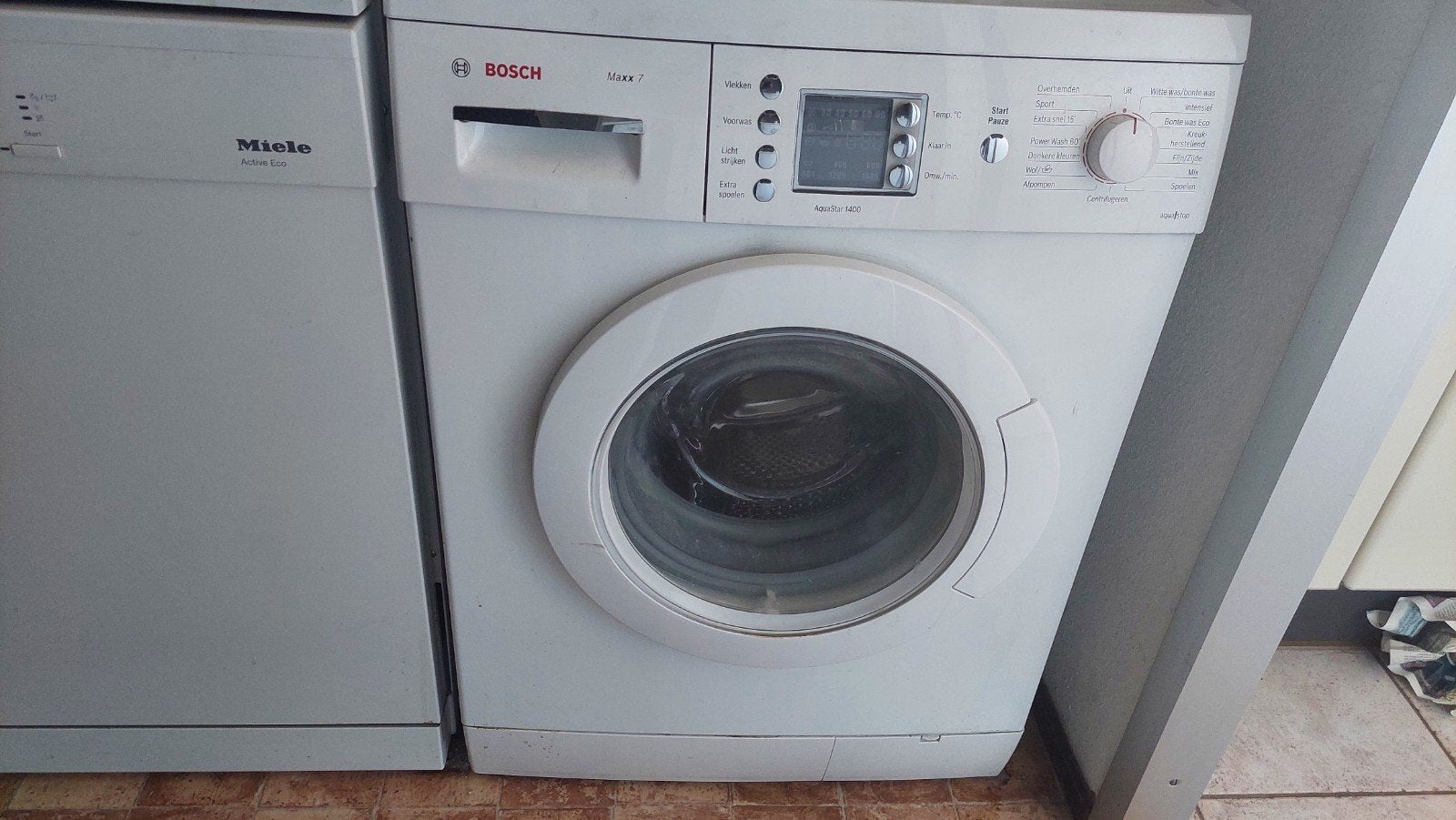Bosch Maxx 7 Wasmachine - Vrijstaand  Voorlader, Witgoed en Apparatuur, Wasmachines, Ophalen, Gebruikt, Voorlader, 85 tot 90 cm
