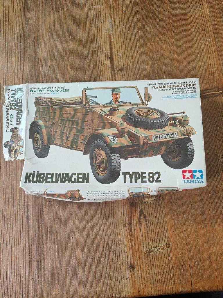 Tamiya Kübelwagen Type 82 Modelbouwkit, Auto, 1:32 tot 1:50, Nieuw, Ophalen of Verzenden