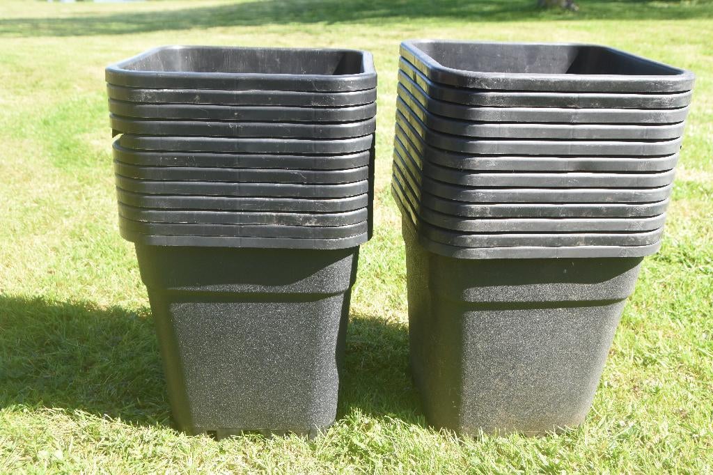24 stuks Kweekpotten Plantenbakken Bloembakken 18L, Ophalen, Kweekbak