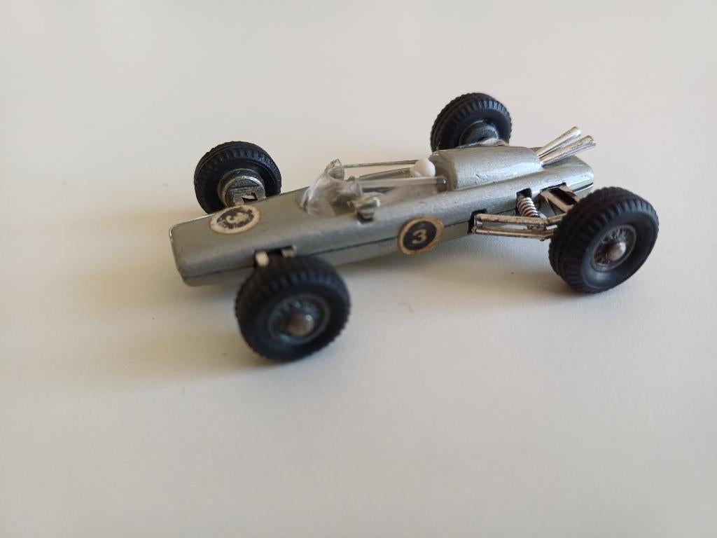 Zilver penny toys racewagen in mooie staat zie alle foto's, Ophalen of Verzenden