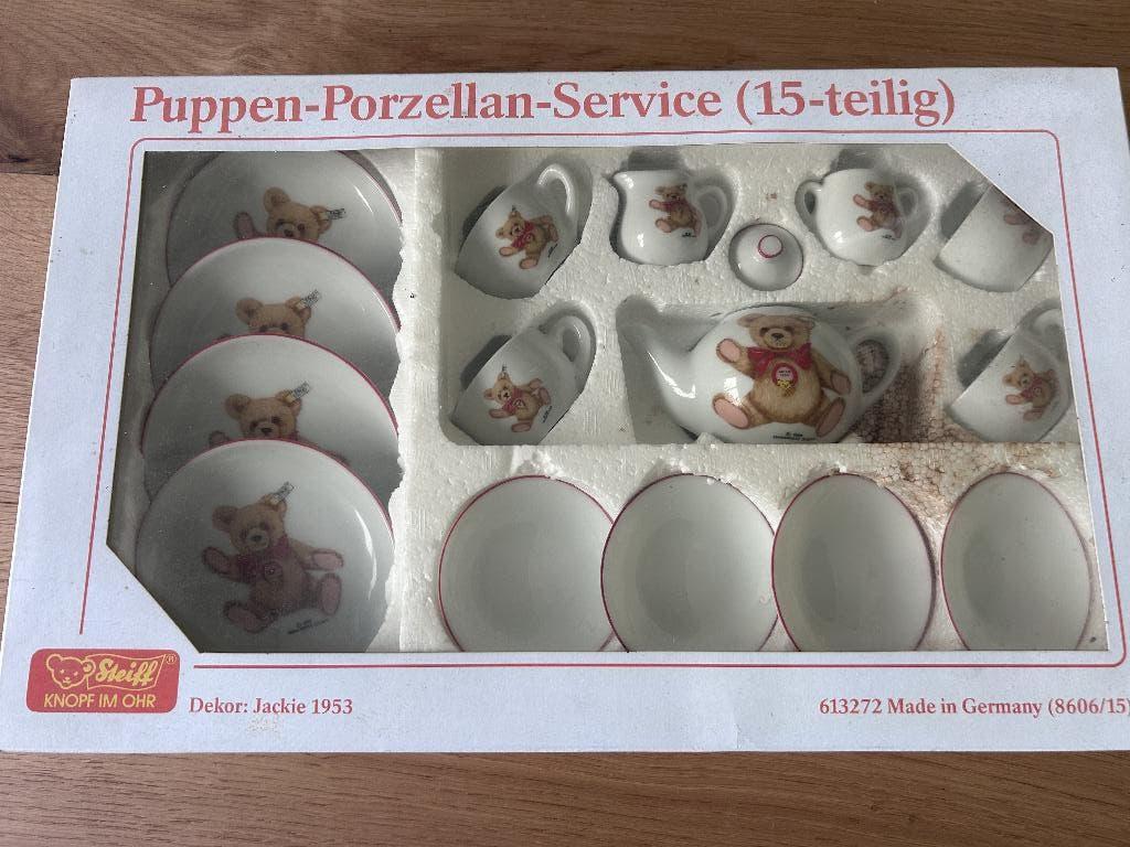 Steiff Poppen Servies Jackie 1953, Antiek en Kunst, Ophalen of Verzenden