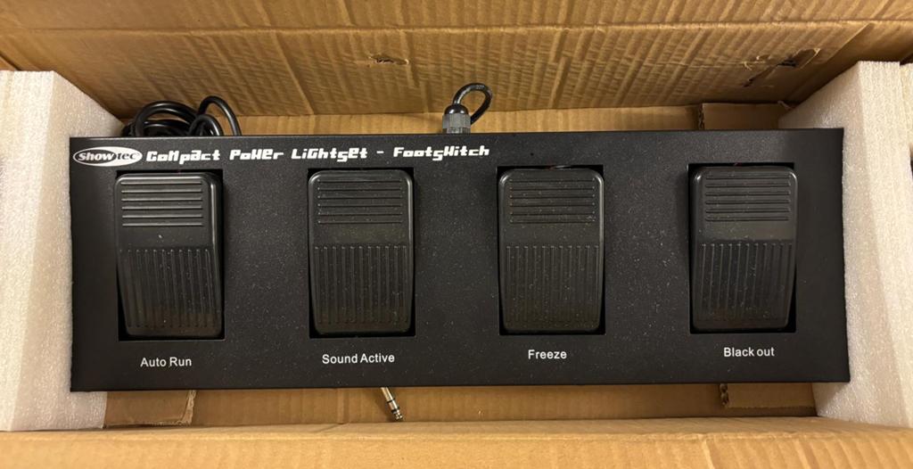 Showtec Compact Power Lightset Voetschakelaar - 2 stuks, Ophalen of Verzenden, Nieuw