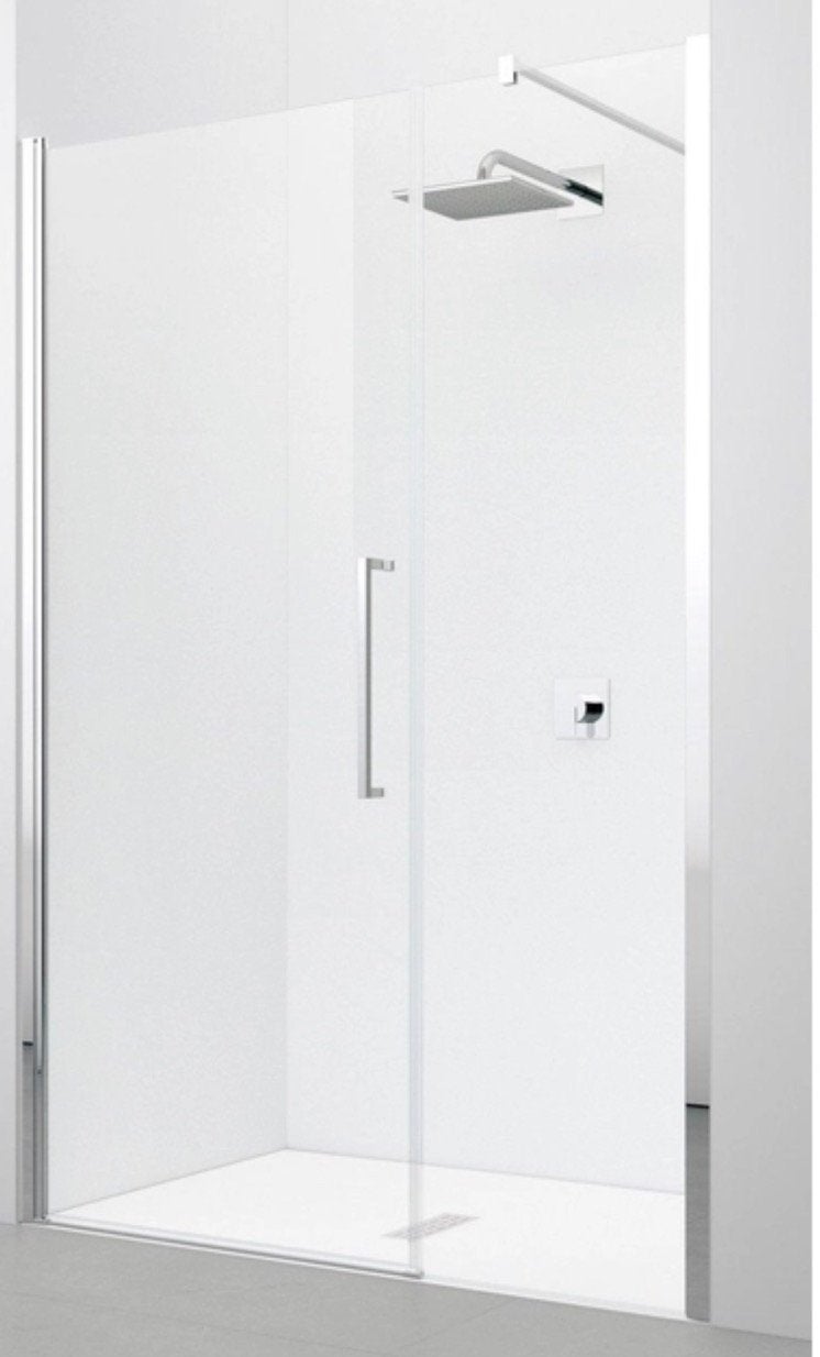 Novellini Young 2P draaideur met vast deel 97-101 cm matchr., Ophalen, Nieuw, Glas, Douche