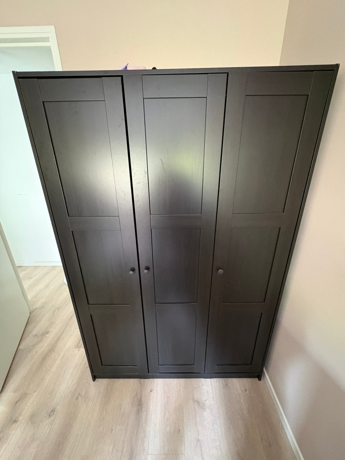 Kledingkast zwart, Ophalen, Gebruikt, 100 tot 150 cm, 150 tot 200 cm