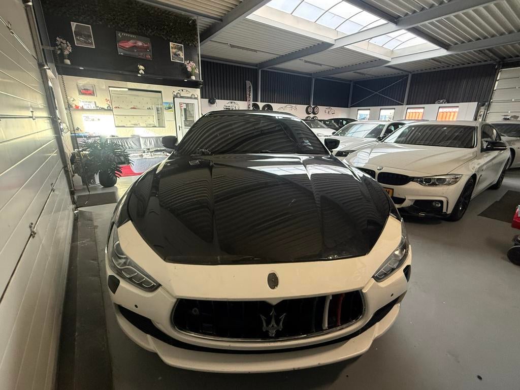 Maserati Ghibli V6 2016 vol opties herstel schade, Auto diversen, Schadeauto's, Automaat, Maserati, Diesel, Ophalen of Verzenden