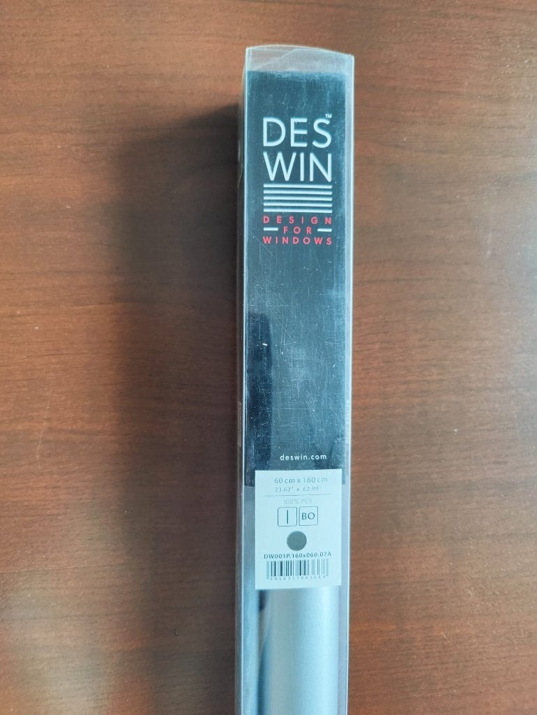 DES WIN Rolgordijn 60x160 cm - Nieuw in verpakking., Overige merken, Verduisterend, Ophalen of Verzenden, Rolgordijn