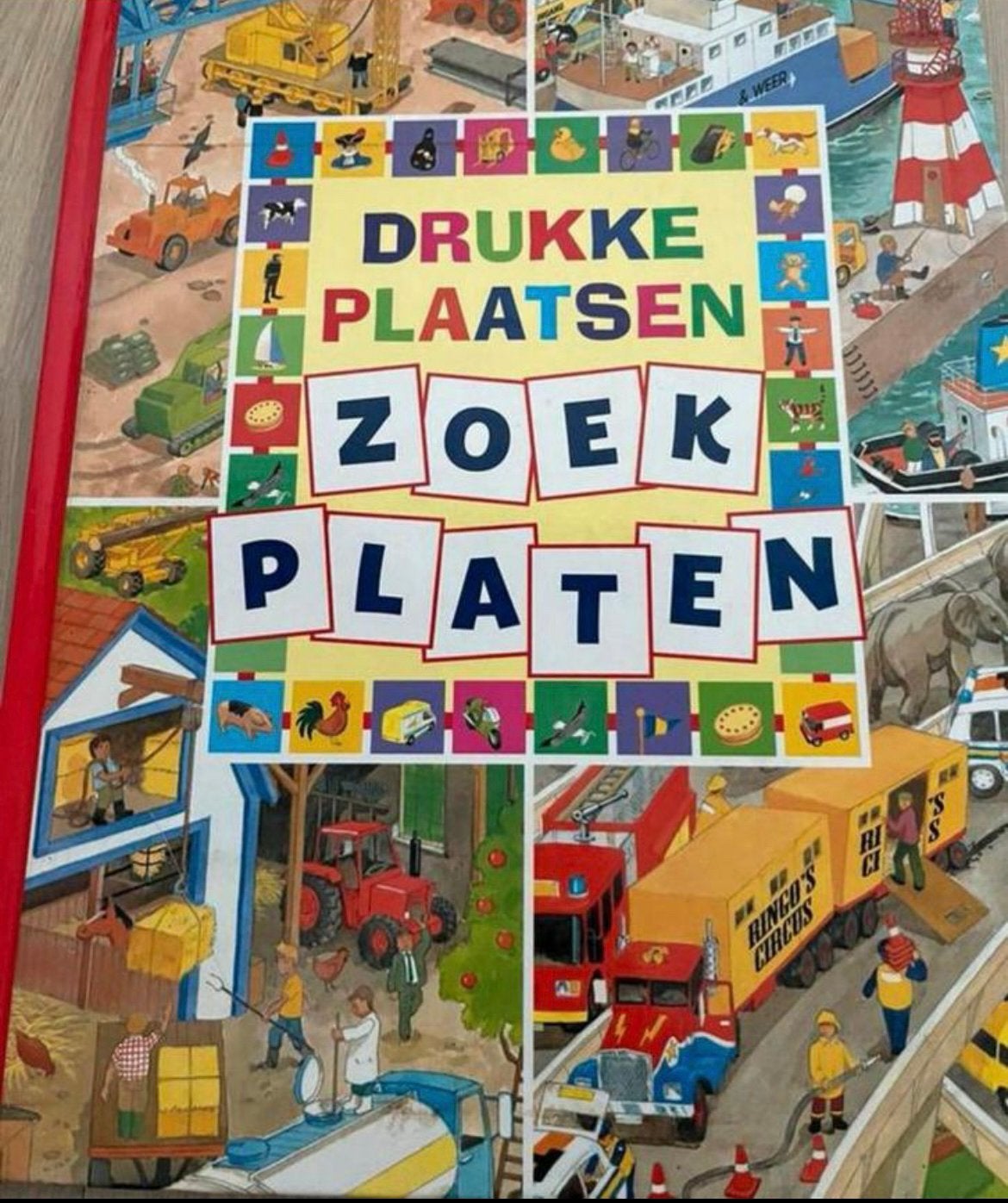 Drukke Platen Zoekboek: Eindeloos Kijk- en Zoekplezier voor, Boeken, Kinderboeken | Jeugd | onder 10 jaar, Ophalen of Verzenden