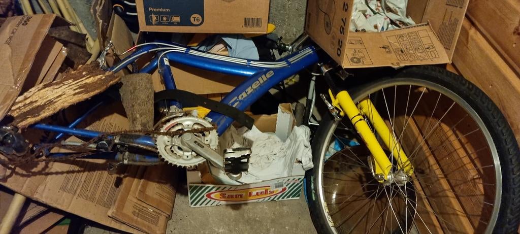 Kleine Gazelle MTB-achtige fiets - achterwiel ontbreekt, Ophalen, Gebruikt, Gazelle
