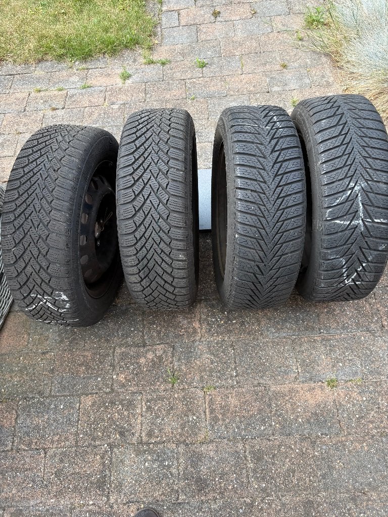 Winterbanden op stalen velgen 4X100, Auto-onderdelen, Ophalen, Gebruikt, Toyota