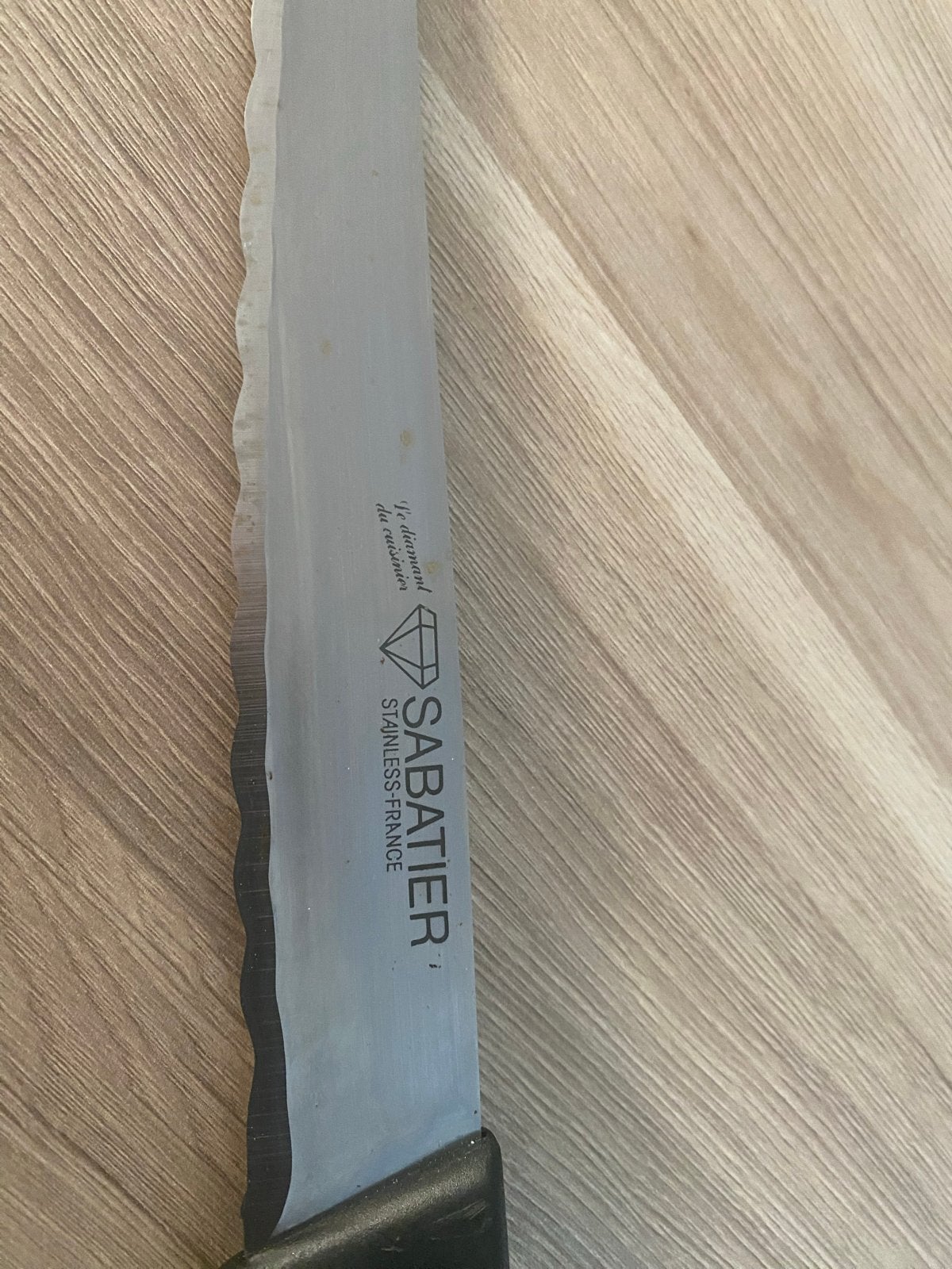 Sabatier Broodmes - Roestvrij staal proff., Huis en Inrichting, Keuken | Keukenbenodigdheden, Zilver, Ophalen of Verzenden, Metaal