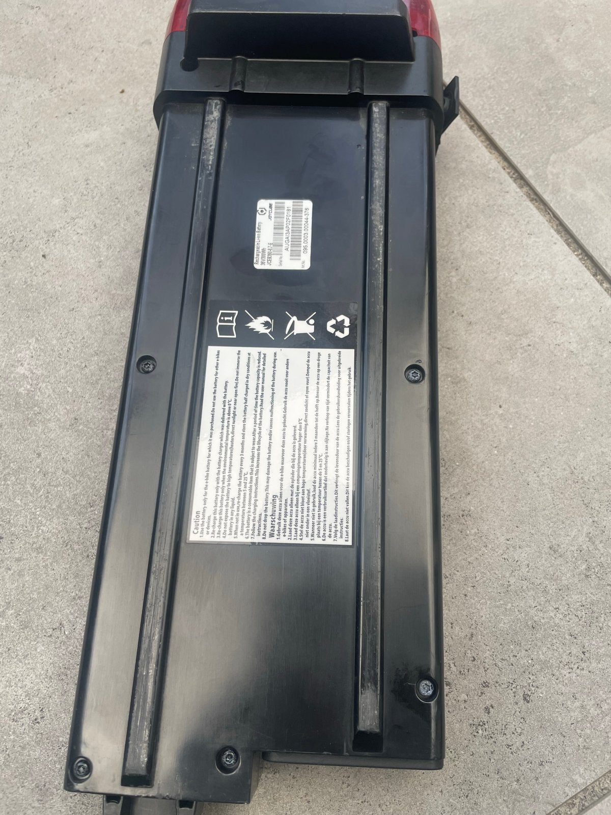 Cortina Ecomo 36V 300Wh E-bike Accu met Achterlicht, Gebruikt