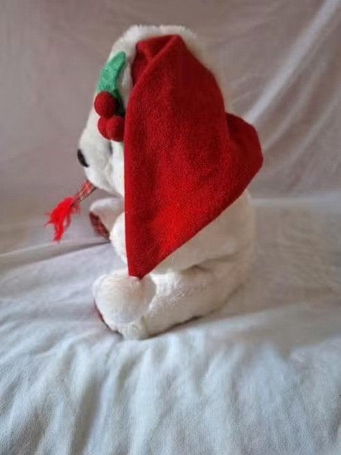 Beer knuffel met geruite poten h, Overige merken, Overige karakters, Beer, Onbekend