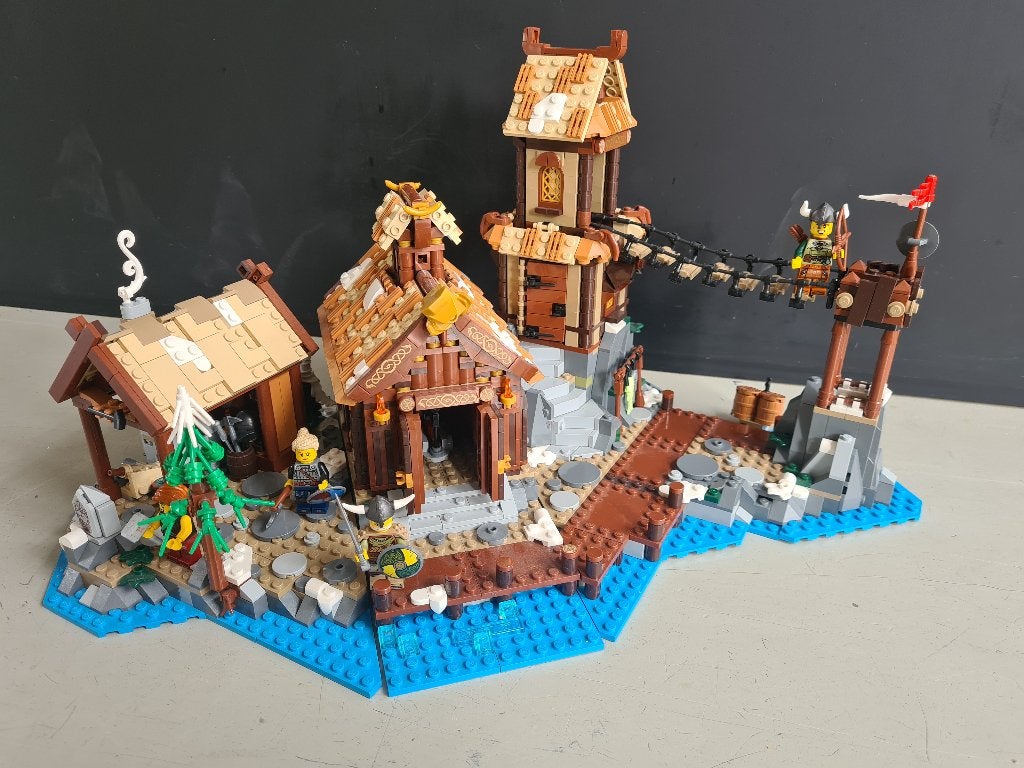 Te huur: Lego Viking Village 21343, Gebruikt, Lego, Inclusief instructies, Ophalen of Verzenden