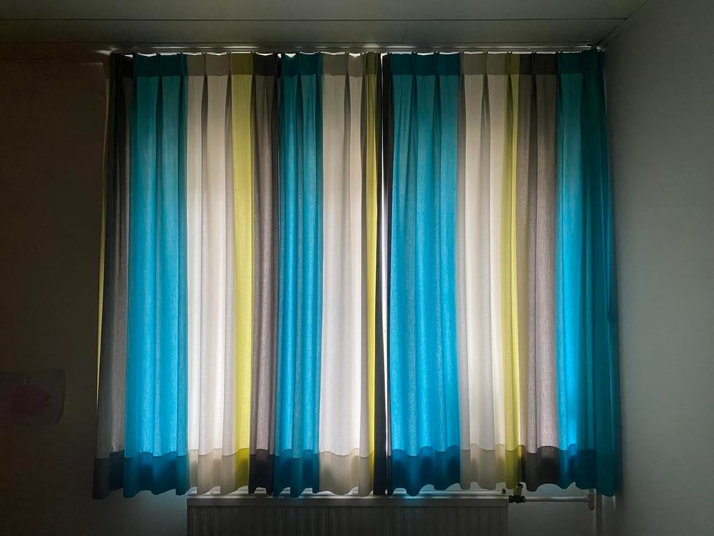 Gordijnen 200cm breed x 160cm hoog, Ophalen of Verzenden, Zo goed als nieuw