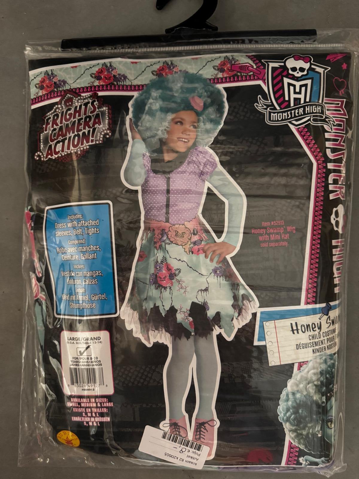 Nieuw monster high carnavals pakje 12-14 jaar, Ophalen of Verzenden, Nieuw