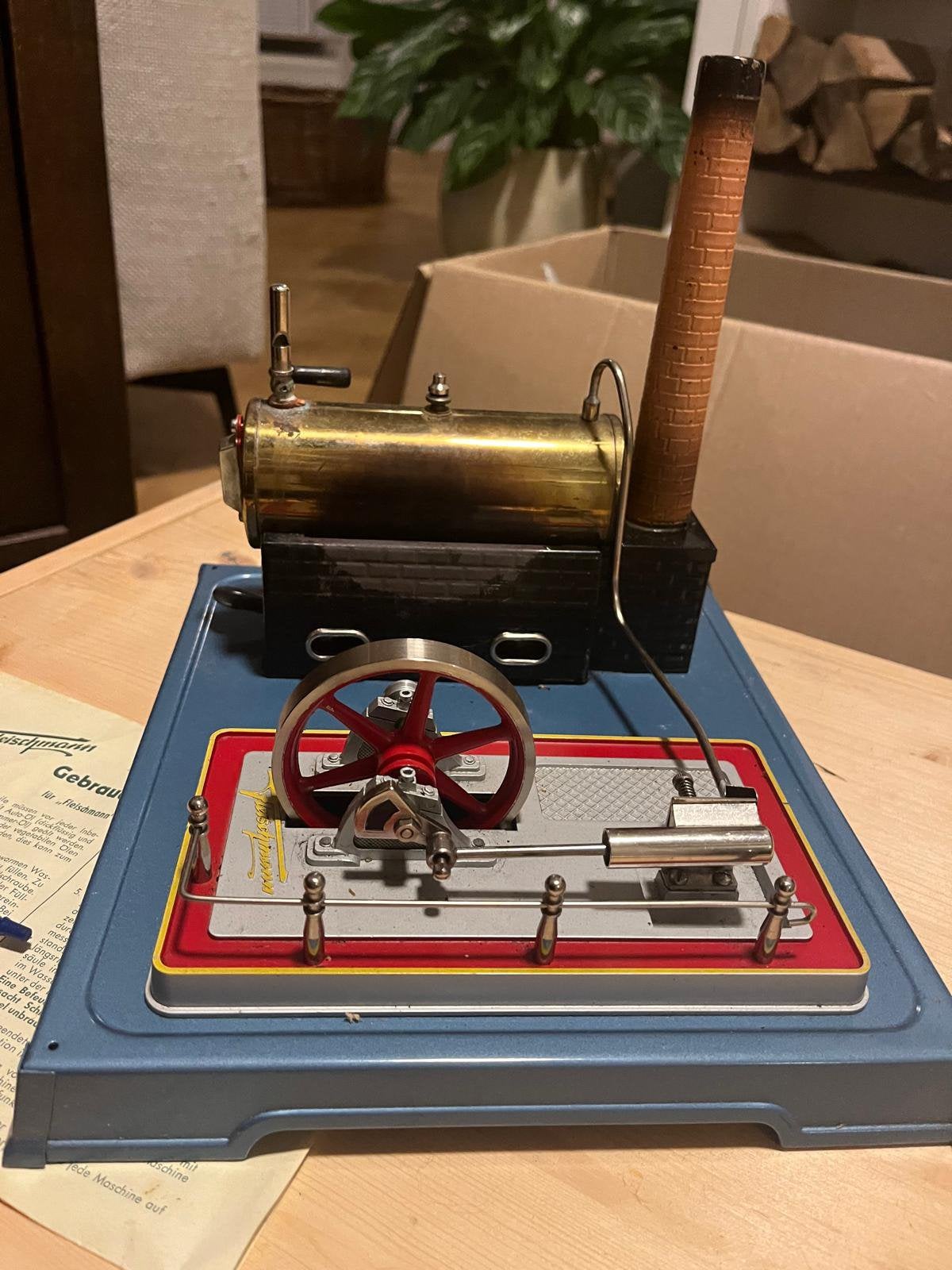 Fleischmann stoommachine in ovp 120/4, Ophalen of Verzenden, Zo goed als nieuw