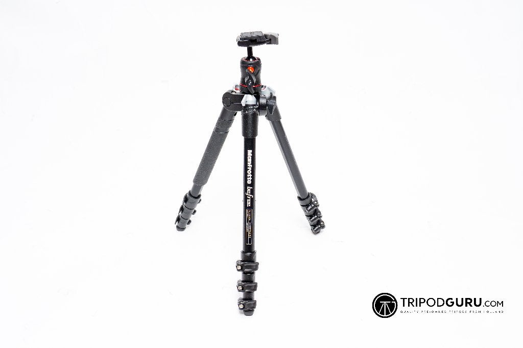 Manfrotto MKBFRA-4BH travelstatief met tas, Audio, Tv en Foto, Fotografie | Statieven en Balhoofden, Gebruikt, Info@videndum.com