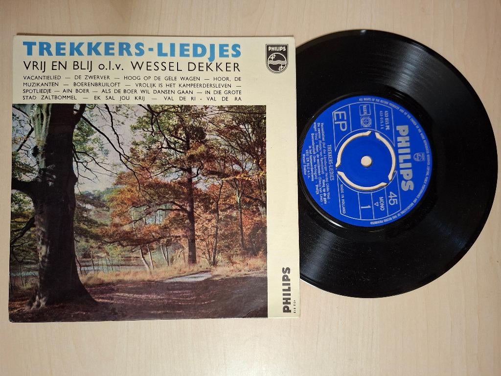 Wessel dekker - Trekkersliedjes, Ophalen of Verzenden, Gebruikt, 7 inch, Overige genres