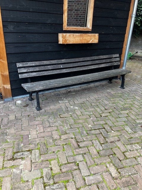 Tuinbank, Tuin en Terras, Ophalen, Gebruikt, Hout