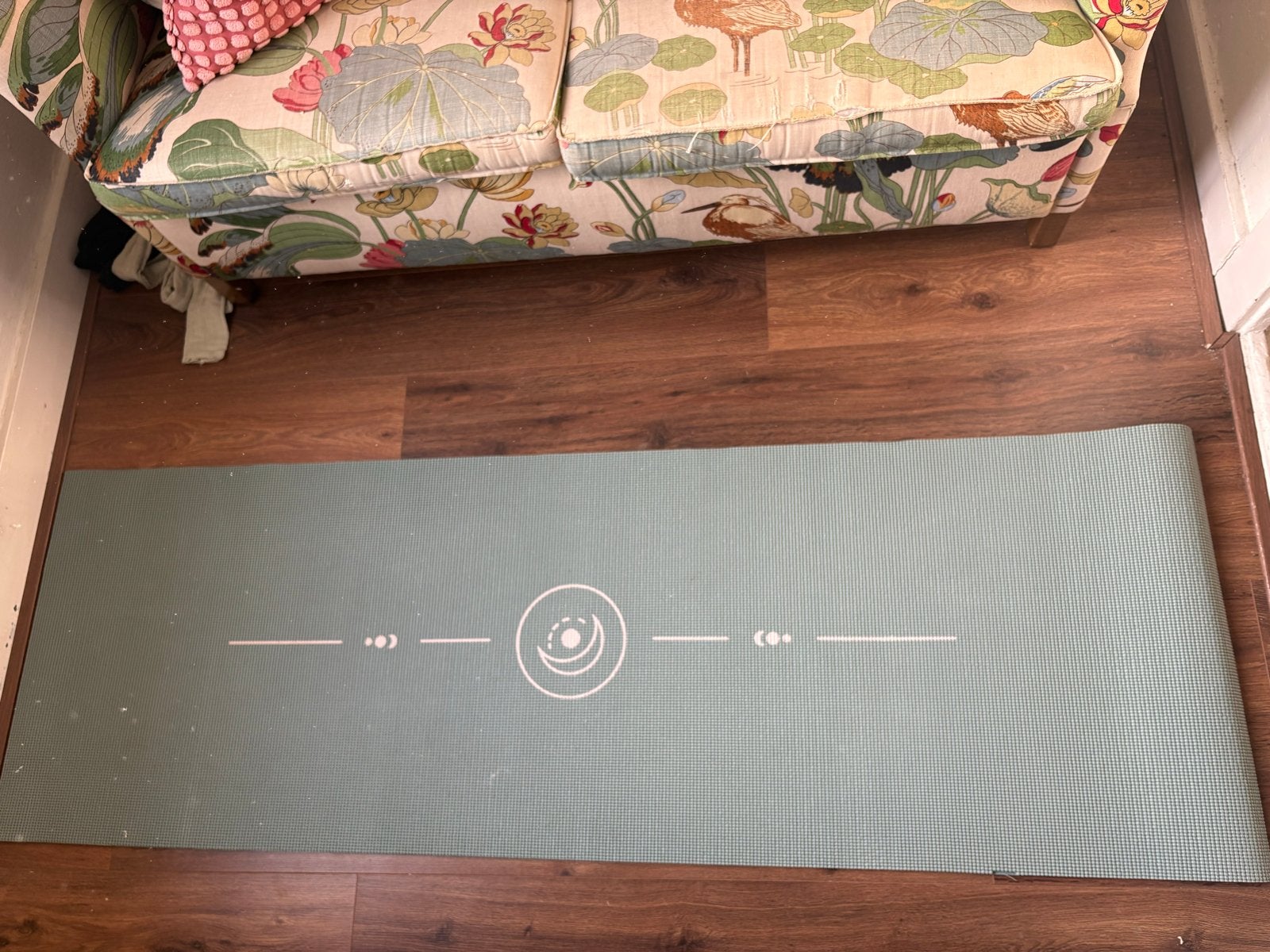 Yogamat met yogatas, Sport en Fitness, Yoga en Pilates, Ophalen of Verzenden, Gebruikt, Yogamat