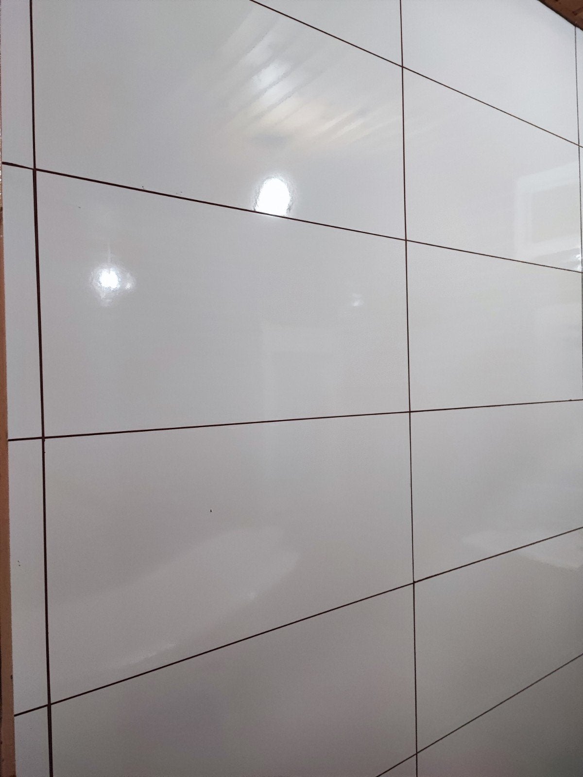 Strakke witte tegels 30 x 60 cm, Ophalen, 60 cm of meer, Nieuw, Minder dan 5 m²