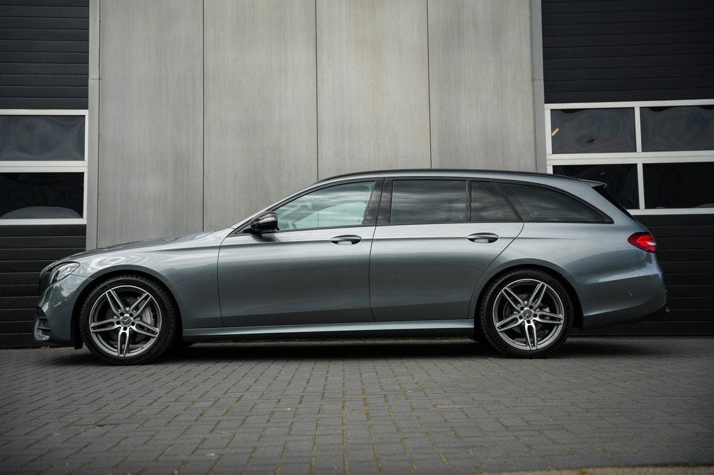 Mercedes-Benz E-Klasse Estate 200 184 pk Prestige Plus AMG-l, Auto's, Mercedes-Benz, Automaat, Gebruikt, 4 cilinders, Automatische klimaatregeling