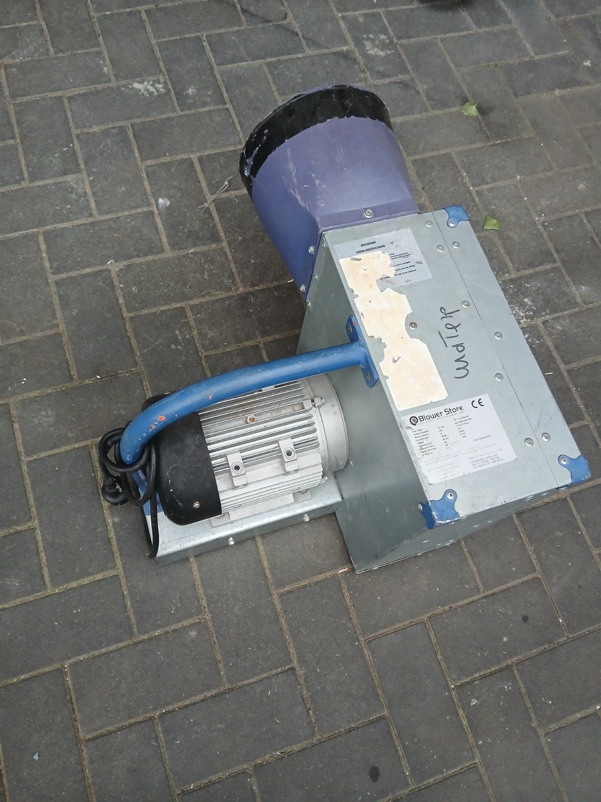 blower 2kw springkussen, Ophalen of Verzenden, Zo goed als nieuw, Ventilator en Afzuiger