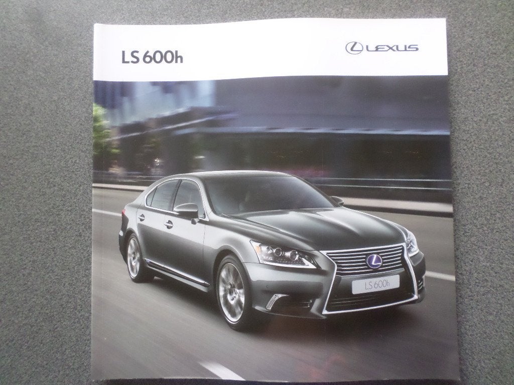 Lexus LS 600h brochure, Ophalen of Verzenden, Zo goed als nieuw, Overige merken