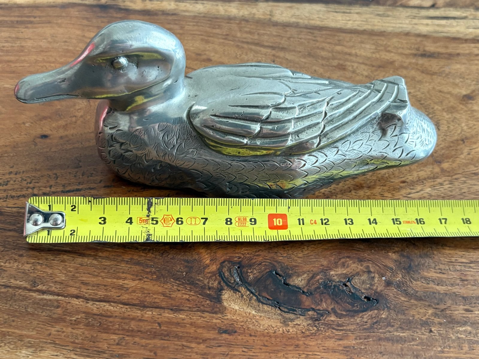 Vintage Tinnen Eend - Medievat 95% Tin, Antiek en Kunst, Ophalen