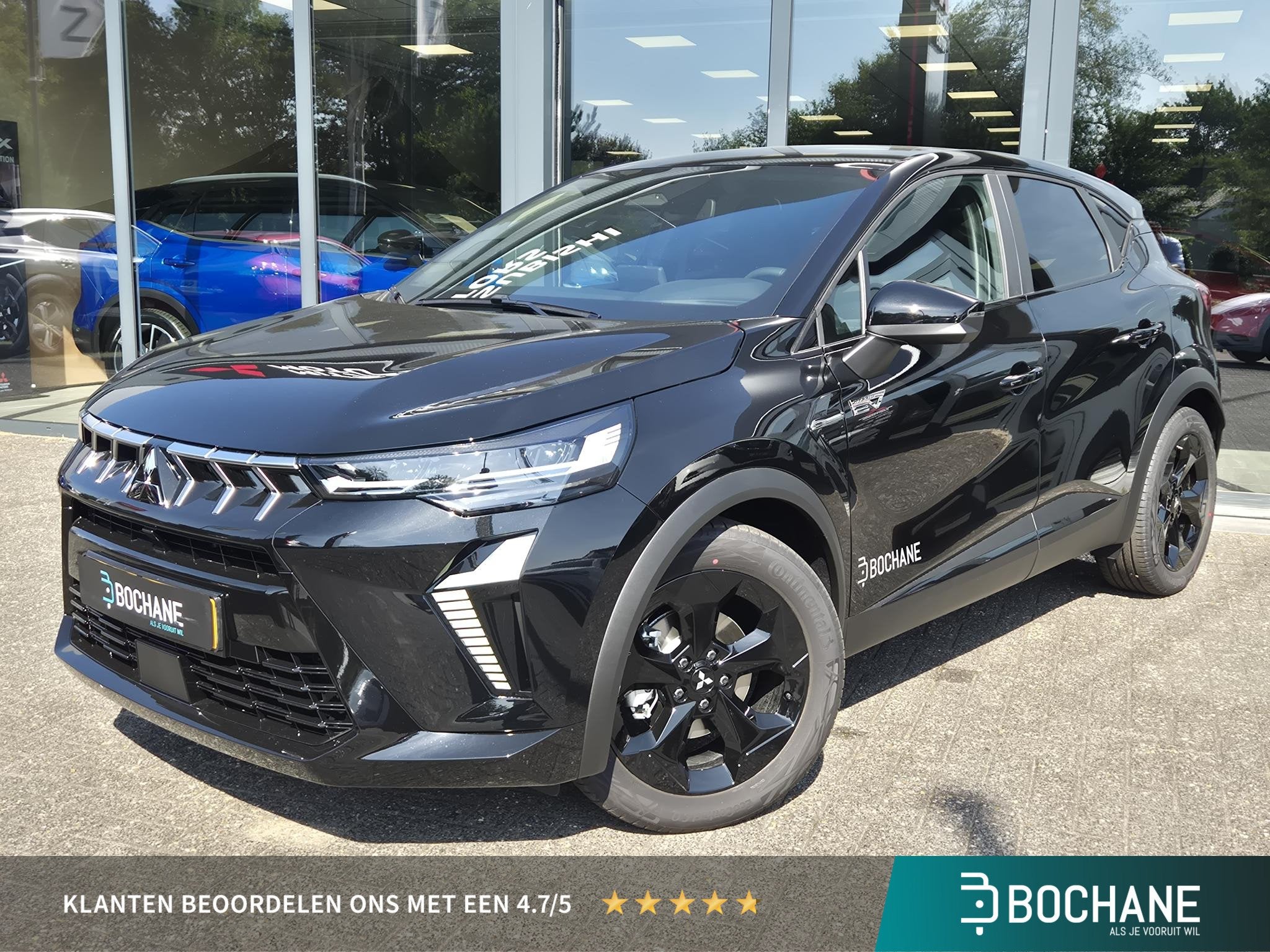 Mitsubishi ASX 1.8 HEV AT Intense | Black Edition | Demo |, Stof, 4 cilinders, Met garantie (alle), Automatische klimaatregeling