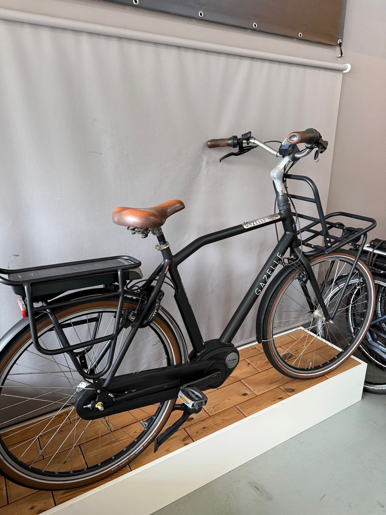 Elektrische Transporter herenfiets GAZELLE HEAVY DUTY BOSCH, -, -, Zo goed als nieuw, -