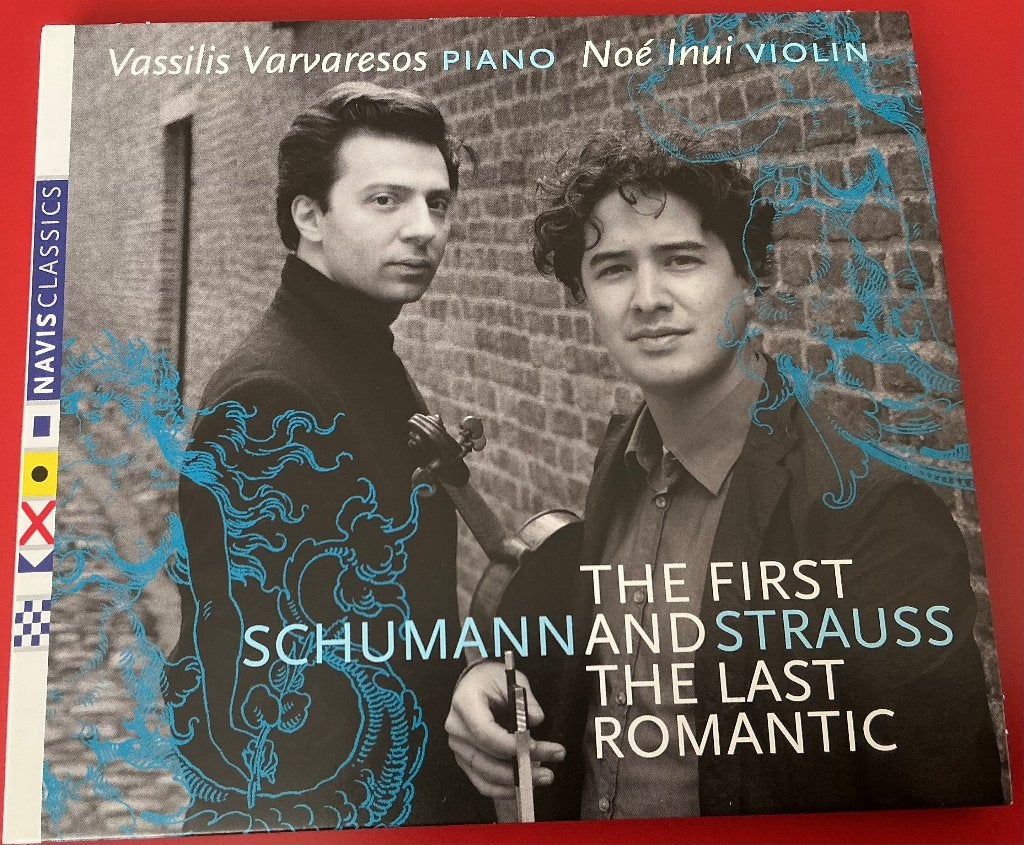 Varvaresos Inui The first Schumann+Strauss The Last romantic, Digipak, Ophalen of Verzenden, Romantiek, Album