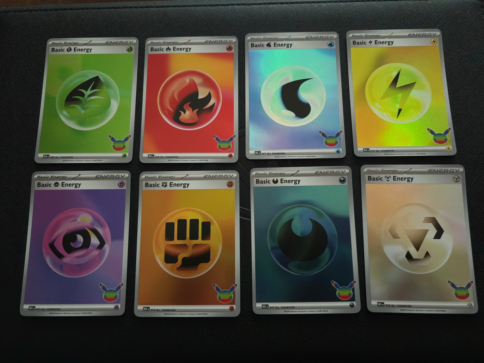 Complete set Holo Energy kaarten 30th Celebration, Ophalen of Verzenden, Zo goed als nieuw, Meerdere kaarten, Foil