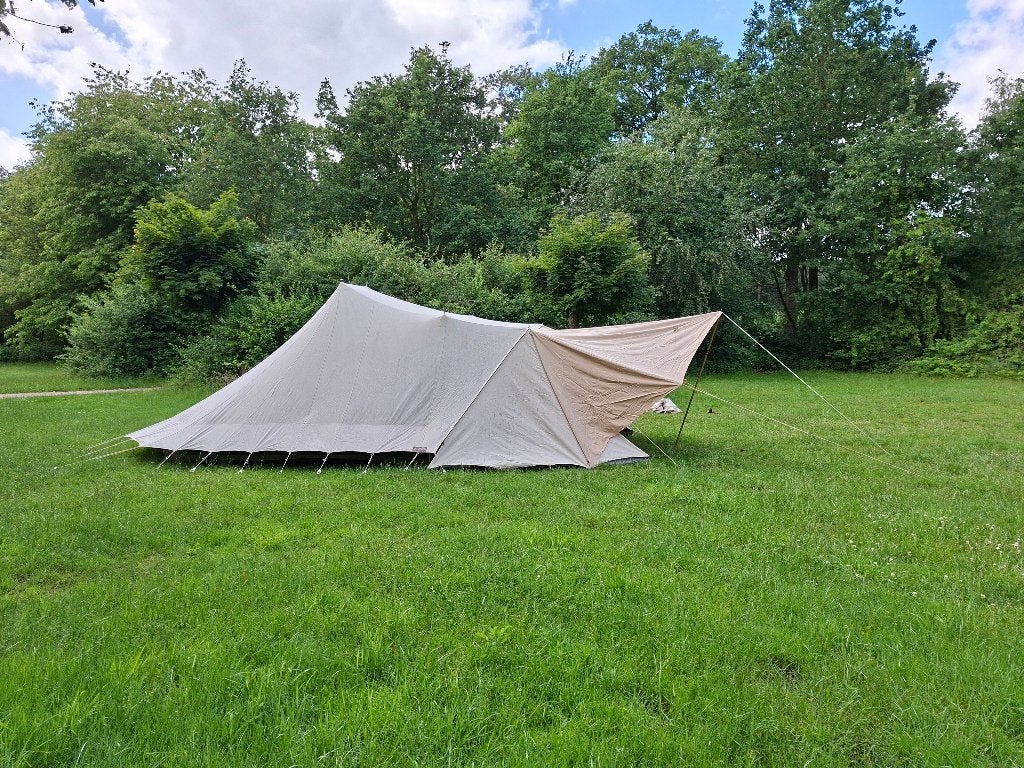 De Waard Zilvermeeuw tent, varioluifel+ zijluifels +haringen, Caravans en Kamperen, Tenten, Ophalen, Gebruikt, Tot en met 4