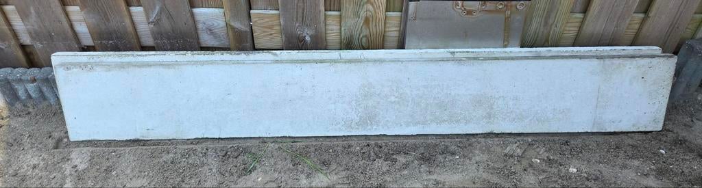 2 st betonplaten 180x23cm, Ophalen of Verzenden