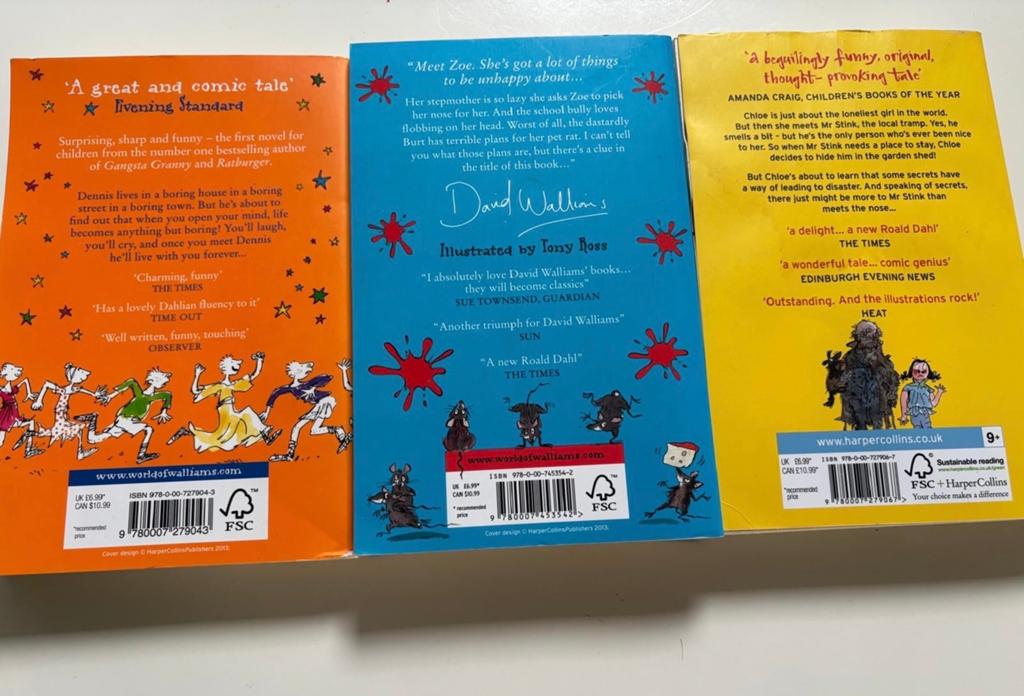 David Walliams Boeken Set!, Boeken, Kinderboeken | Jeugd | 10 tot 12 jaar, Ophalen of Verzenden, Zo goed als nieuw, Fictie