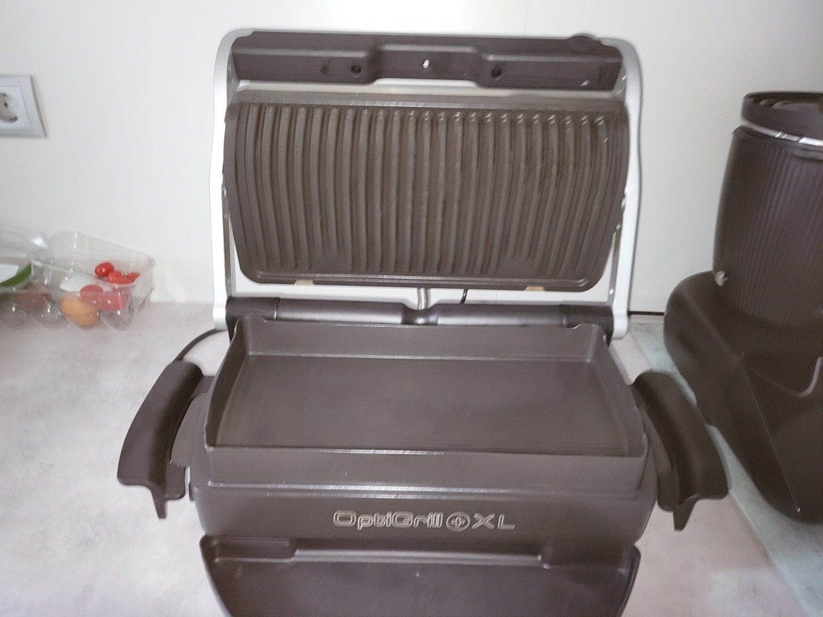 Deze Tefal OptiGrill XL inclusief snackbak, Witgoed en Apparatuur, Ophalen, Zo goed als nieuw