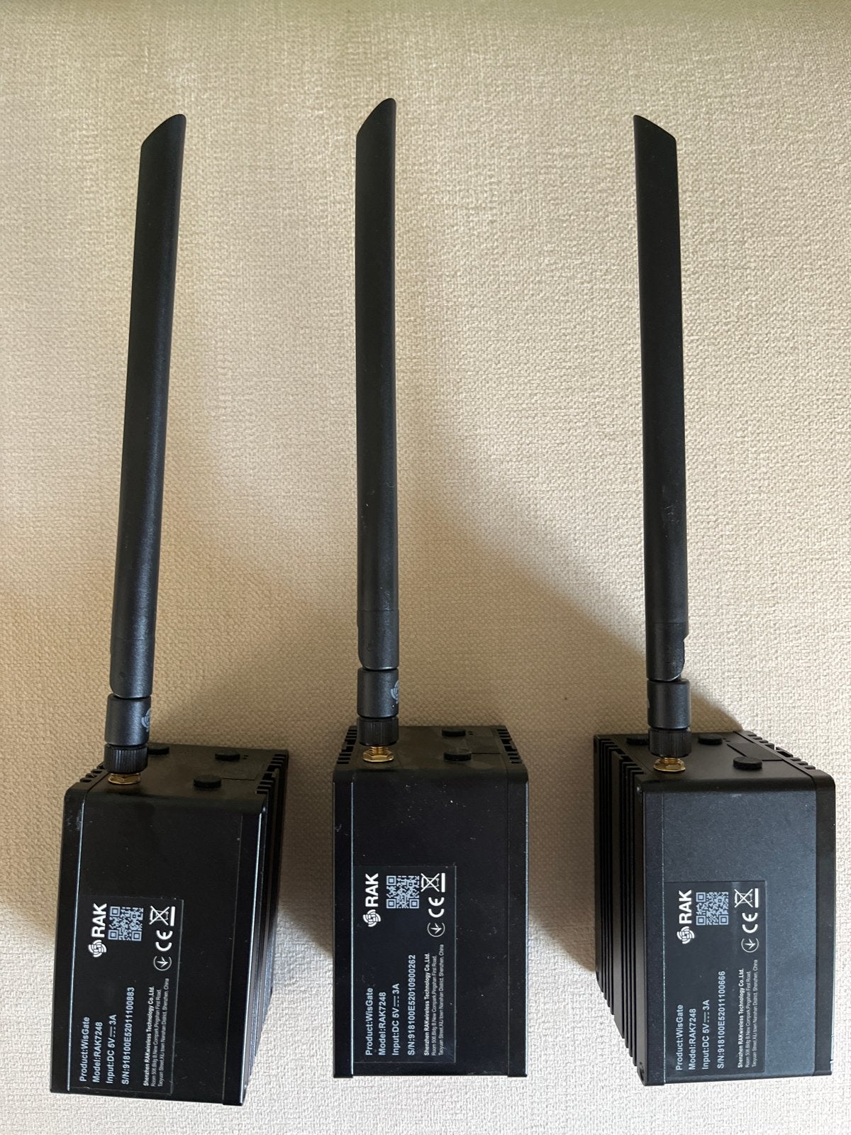 3x RAK Wireless Hotspot Miner V2 EU868 - LoRaWAN Gateway, Ophalen of Verzenden, Gebruikt
