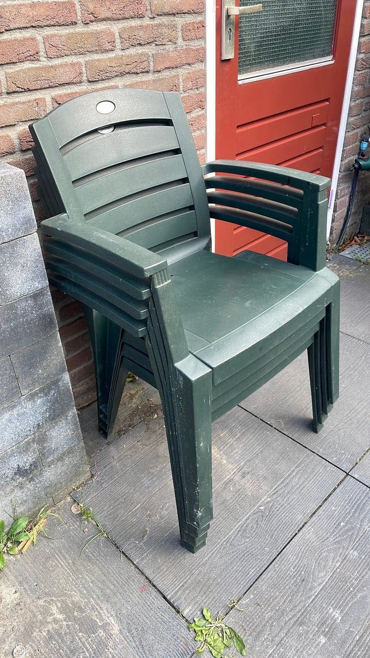 Hartman stoelen (4x), Ophalen, Gebruikt, Kunststof