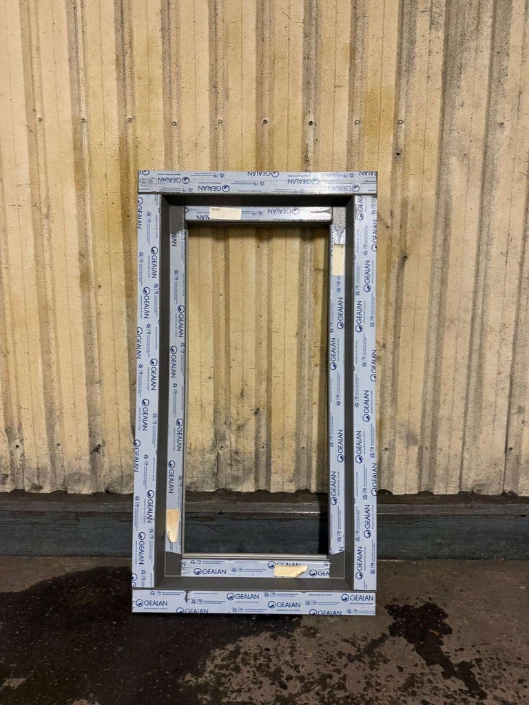 kunststof kozijn alku quartsgrijs 725x1325, Niet ingevuld, Kunststof, Minder dan 75 cm, Raamkozijn