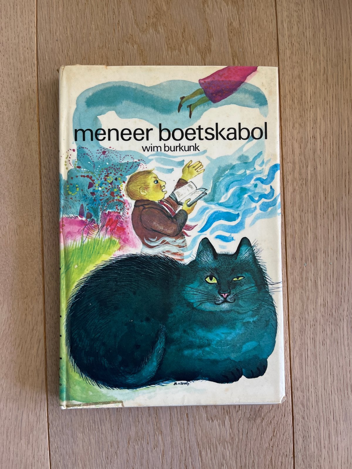 Meneer Boetskabol - Wim Burkunk (Kinderboek), Ophalen of Verzenden, Gelezen, Fictie algemeen