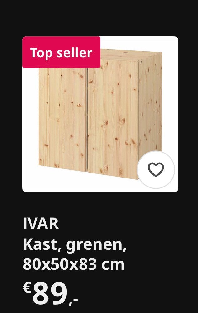 IKEA Ivar kast*** OPRUIMING***OPRUIMING, Ophalen, 25 tot 50 cm, 50 tot 100 cm, Minder dan 100 cm